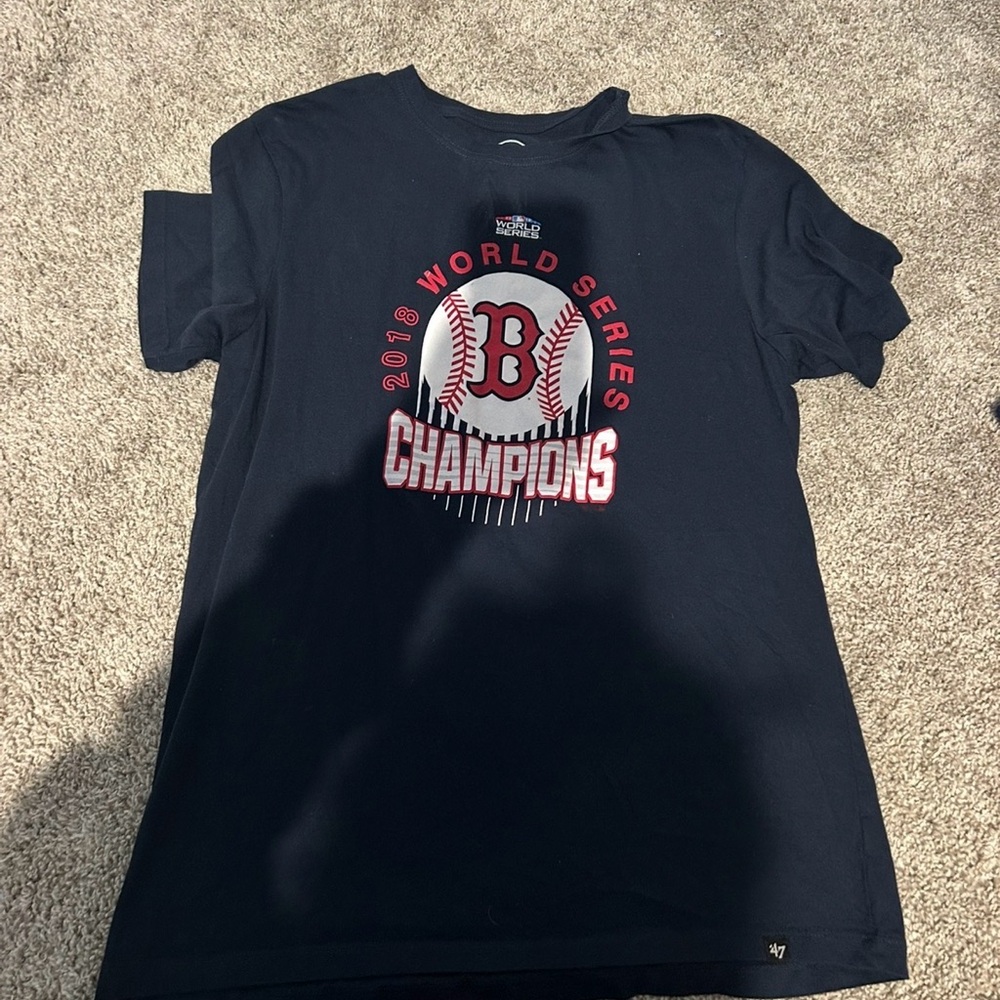 47 Brand Men's Navy World Series Champions Tee